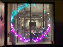 Affichage à LED pour vitres, publicité extérieure