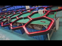 Hexagon LED Lumière linéaire personnalisée LED Lumière pour centre commercial