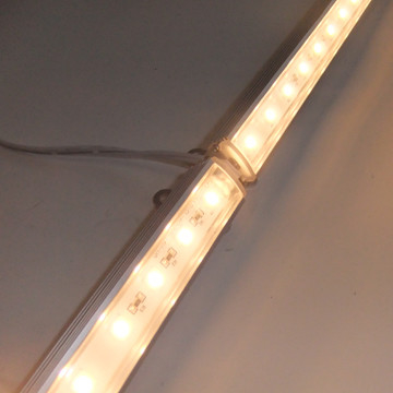 Aluminium 24V Warm White LED Strip DMX512 1m RGB LED Strip 120leds/M