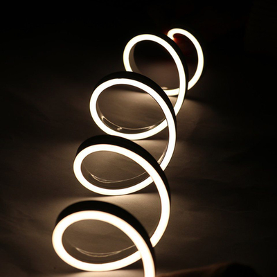 10x18 mm bande de néon de silicone flexible 3000k bande de néon blanc LED 5m